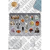 Ms Major Selection Y&uuml;z&uuml;klerin Efendisi Temalı Sticker Etiket Seti - Lord Of The Rings Sticker - Laptop Notebook Telefon