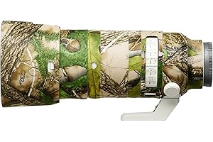 easyCover - Lens Protection Camouflage Cover - Objektivschutz - Schutz für Ihr Kameraobjektiv - Sony FE 70-200mm F2.8 GM OSS II True Timber HTC - Camouflage