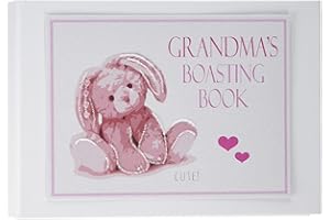 White Cotton Cards Pink Grandma's Boasting Book, Photo Album (NRP3T), of