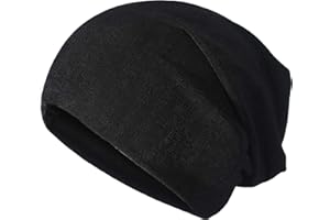 ZLYC Estivo Lungo Morbido Berretti in Jersey Slouch Beanie da Uomo Donna