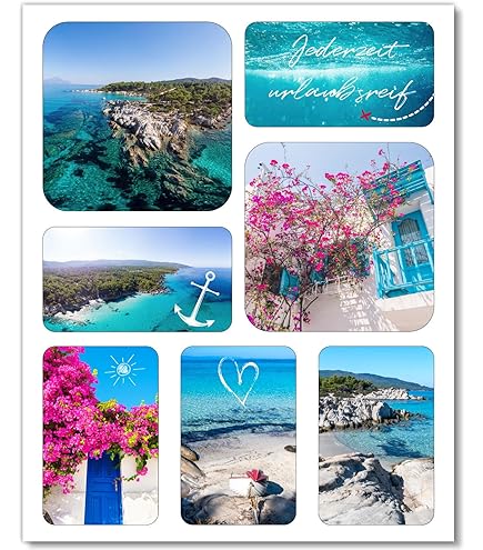 Schilderkreis24 Ostsee Magnet - Lustiger "Ostsee Liebe" Spruch Als Kühlschrank Deko