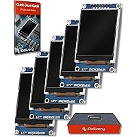 AZDelivery 1,77 Zoll SPI TFT Display 128x160 Pixel ST7735 2,7V – 3,3V kompatibel mit Arduino und Raspberry Pi inklusive E-Boo