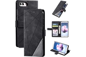 QIONGNIAN Funda para Huawei Enjoy 7S Funda protectora de cuero ,Funda para Huawei P Smart FIG-L03 FIG-LX2 FIG-L21/L22 FIG-LX1/LX3 FIG-LA1 / Honor 9 Lite LLD-L22A LLD-L31 / Nova Lite 2 Funda Carcasa Case Black