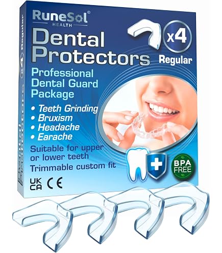 Protecteur Dentaire Anti-grincement - Malléable, Ajustable Pour Mâchoire Supérieure Et Inférieure - 8