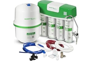 Water2Buy EASY RO | Système d'osmose inverse facile à utiliser avec filtres Easy Twist | Système de filtration d'eau par osmose inverse à 5 étapes sans pompe