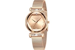 CIVO Orologio Donna Elegante da Polso Orologio Stelle Bracciale Analogico Quarzo Cielo Stellato Diamanti Regalo