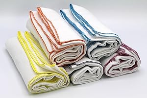 CLEVERE KIDS BABY-COLLECTION ClevereKids - Set di 5 panni in flanella di cotone spazzolato, 80 x 80 cm, resistenti alle alte temperature, Ökotex Standard 100, morbidi e morbidi