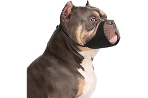 Yoolhamy Bozal para Perro Pitbull Bozales Suaves para Rottweilers American Bully Bulldog Boxers para Evitar mordeduras y ladridos para Perros medianos y Grandes para Aseo (XL)
