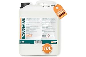 INOX-LIQUIDSYSTEMS INOX® - Effektives Wege Clean Konzentrat 10L | Steinreiniger intensiv außen | Grünbelagentferner Konzentrat, Algen-, Flechten- und Moosentferner | Reinigt Stein, Beton, Fliesen & Fassaden