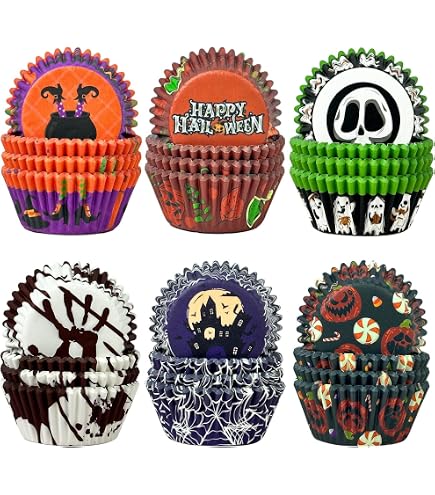 PME Halloween Backset Mit Fledermaus-Deko – 48 Stück Für Cupcakes & Kuchen