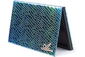 ‎ALLWON Allwon Magnetic Palette Meerjungfrau Leere Make-up-Palette mit Spiegel und 30 Stück Kleber Leere Palette Metallaufkleber für Lidschatten Lippenstift Rouge Puder (Grün)