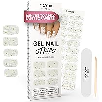 MOYOU LONDON Autocollants Auto Adhésifs Pour Ongles En Gel Semi Durci Lampe Uv Led Requise 20 Enveloppes De Vernis A Gel Nail Art Eye Love You 1066204497