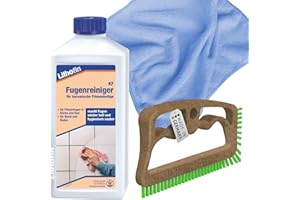 ‎KÖR4U 1x Lithofin KF Fugenreiniger 500ml, 1x Fugenial Fuginator, inklusive kör4u Mikrofasertuch