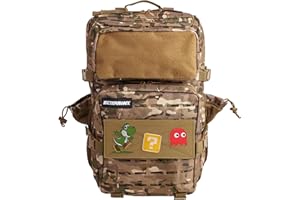 ELITEX TRAINING Pannello in velcro per zaini tattici con Molle. Sistema di velcro per aggiungere più toppe