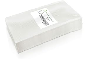 CL CANLENPK CANLENPK 4x8 Inch/10x20cm Vacuum Seal Bags,Small Precut Food Storage Sealer Bag,Seal Meal Snack Fruit Nut Tea Cookie Bean,Boil Steam Heat Freezer Sous Vide Grocery Sealable Bag(100PCS)