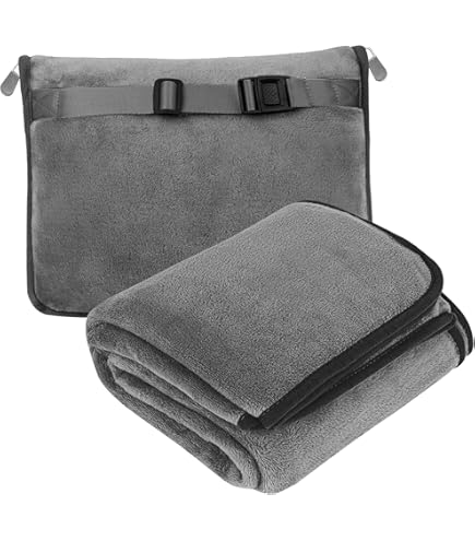 Ultralight Reisedecke 2-in-1 - 155x130cm Kissen Decke Für Flugzeug, Camping, Büro