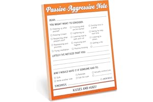 Knock Knock Passive-Aggressive Nifty Note, 4 x 5.25-inches