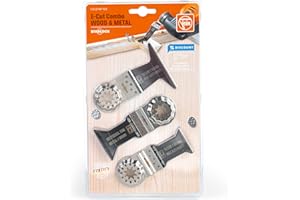 Fein Lot de 3 lames de scie fein - e-cut starlock bois-métal - 35222967100