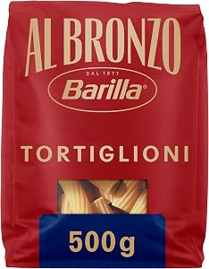 Barilla Pasta Al Bronzo Tortiglioni 100% Grano Italiano 500 g