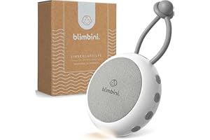 ‎BLIMBINI blimbini White Noise Machine Baby - Einschlafhilfe für Babys mit Nachtlicht - Regengeräusche zum Einschlafen, Meeresrauschen & Einschlafmusik - Sound Machine für unterwegs - weißes Rauschen Baby