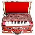 3 3/4 Octave 9 Scale Changer (with Coupler) Box Harmonium with 3 set of Classic Reeds of Ratilal - Jibonlal