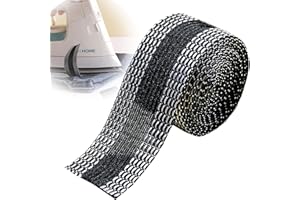 DHER Pantalon Couture Ruban Autocollante Bande D'Ourlet Autocollante 10 MèTres D'Autocollants LatéRaux De Traction De VêTements, Autocollants Universels, Coupe Libre Pieds De Short Autocollants (noir)