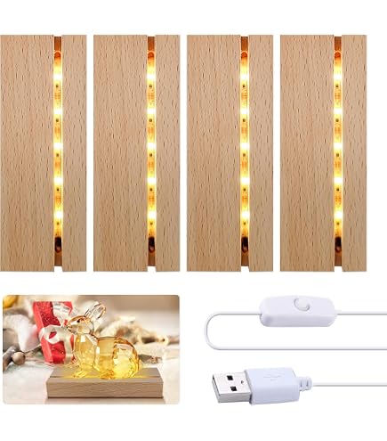 Produktbild von MUNGHOK 20er-Set Acrylplatten: Klare 2 Mm Dicke Kunststoffplatten, Rund & Quadratisch – Perfekt Für LED-Basen, Schilder, DIY & Display-Projekte
