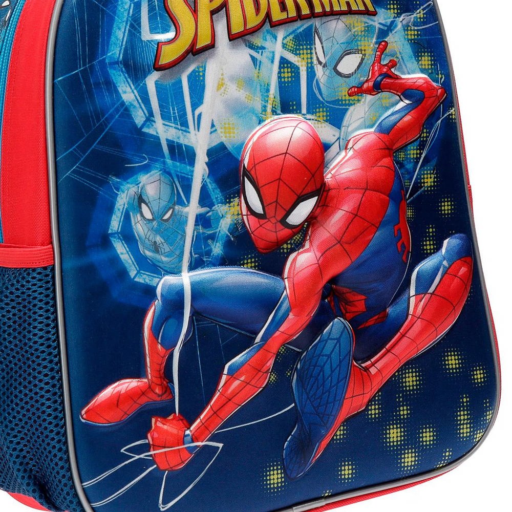 Kindergartenrucksack-3D-Effekt-33-cm-Spiderman-Neo