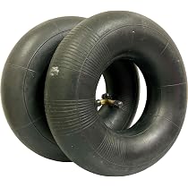 Produktbild von 2x Schlauch 3.00-4 Für Sackkarrenrad 230x110 Mm – Gummischlauch Mit Winkelventil, Ersatzschlauch Für Schubkarren & Bollerwagen