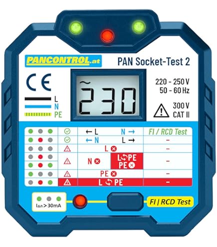 Cem DT-9054 Kaçak Akım Rölesi RCD Test Cihazı - Cem Ölçüm Cihazları