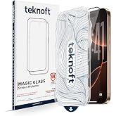 Teknoft iPhone 16 Pro Max ile Uyumlu Otomatik Hizalama Aparatlı Takılırken Toz Toplama &Ouml;zellikli Ekstra G&uuml;&ccedil;lendirilmiş Lazer 