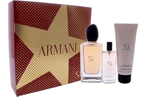 ARMANI BEAUTY Giorgio Armani Si Set 100ml Eau de Parfum + 15ml Eau de Parfum + 75ml Body Lotion