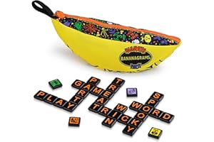 Bananagrams Fête d'halloween | Jeu de Carreaux Familial | À partir de 10 Ans | 2 à 8 Joueurs | Temps de Jeu de 30 Minutes