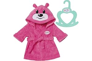 Accappatoio Zapf Creation 830581 BABY Born Little - Accappatoio rosa per bambole da 36 cm «Design e cambi di colore riservati»