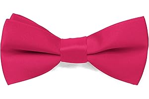 THE TIE COMPANY The Tie Co™ Premium Range Children's Pre-tied & Adjustable Plain Bow Tie Kids