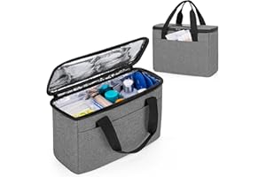Trunab Mallette de transport médicale isolée, gris Campeggio (Grigio) - Design Brevettato