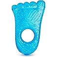 Munchkin Fun Ice Chewy Teether | Baby Essentials | Teething Toy with Multiple Textured Surfaces to chew and Touch | Chewing Toy in Blue | 1 Pack