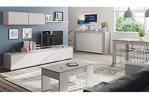 Miroytengo Pack de Muebles Completo para Salón Comedor Plutón III (Mueble Modular+Mesa Centro+Mesa Comedor+Aparador)