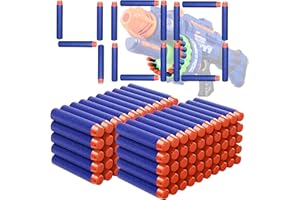 XFLYP 400 Pfeile Darts für Nerf Zubehör, 7.2cm Ersatzpfeile Munition Foam Darts kompatibel mit Nerf Hasbro Fortnite, Darts für N-Strike Elite Blasters Series für Zielpraxis
