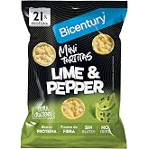 Bicentury Lime &amp; Pepper Mini Lentil Pancakes - High Protein - Ideal Between Hours (60g)