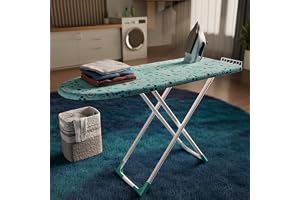 Happer Premium Wooden Ironing Board/Table with Iron Holder, Foldable & Adjustable | Deluxe Plus (116 x 47cm)