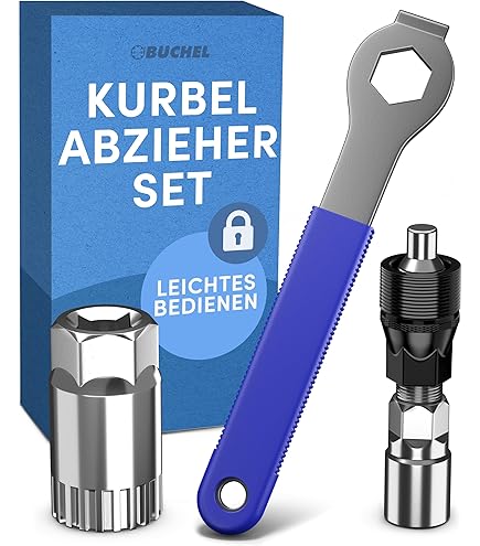 WangLaoWu Fahrradkurbel Abzieher Werkzeug Set Mit 16mm Schlüssel