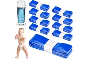 GIGMETA 9 Pezzi Ricarica Mangiapannolini, Sacchetti Mangiapannolini Compatibile con AngelCare & Litter Locker & Tommee Tippee