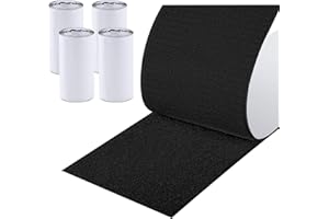 UNINGYI Scratch Autocollant Double Face, 11 cm x 2 m Scratch Autocollant, Bande Scratch Adhésive Scotch Scratch Bande Auto Agrippante pour Canapé, Bricolage, Artisanat, Maison et Bureau