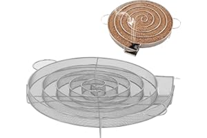 KAKAKE Générateur de fumée Froide avec Anse, Générateur de fumée en Acier Inoxydable, résistance à Haute température, générateur de fumée Froide en Forme Ronde, Accessoire Fumeur de Barbecue