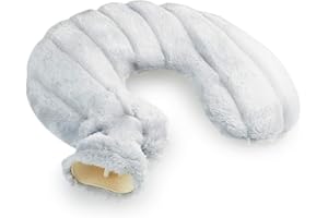 CityComfort Bolsa Agua Caliente para Cuello y Hombros, Bolsas Agua Caliente con Funda de Forro Polar, Regalos Para Hombre y Mujer (Gris)