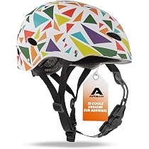 Apollo Children's Adjustable Bicycle Helmet for Skate, Scooter, Bike, with Rotating Button, Men's Bicycle Helmet, Women's Bicycle Helmet Suitable for Children and Adults, Various Sizes and Colours Sports & Outdoors