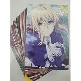 80 Adet Anime Kadın Y&uuml;z&uuml; Duvar Kolaj Kiti &ndash; Y&uuml;zler ve G&ouml;zler Poster Seti, Kawaii Anime Kolaj Kartları, Kuşe Kağıt 350 gr, 10x