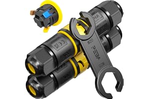 PEBA kabelkontakt vattentät 3 poler, IP68 vattentäta kabelkontakter 4–12 mm kabeldiameter, distributionsuttag utanför, 3-leda