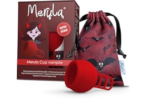 Merula Copa de vampire (rojo) - Copa menstrual de silicona médica de talla única